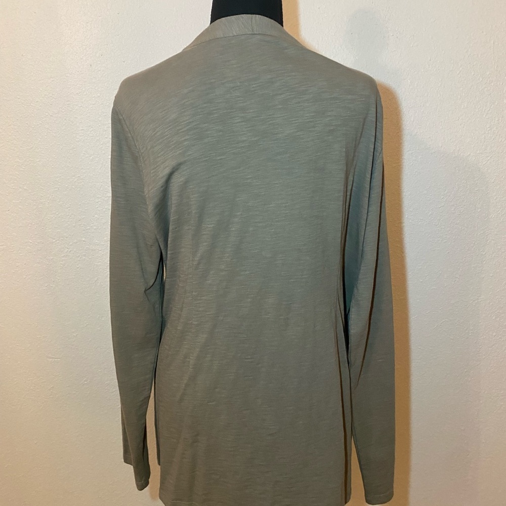 Soft Surroundings‎ women ’s asymmetric tunic Size XL Soft Sage color - Picture 2 of 4